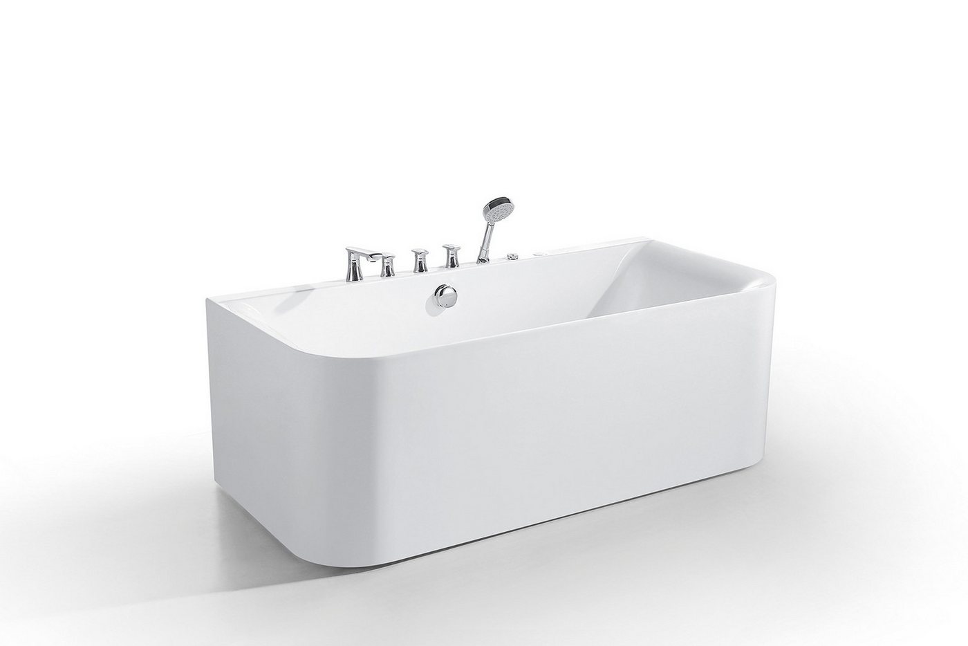 JVmoebel Whirlpool-Badewanne Home Spa Indoor Badewanne Whirlwanne Whirlpool Weiß Wanne Relax, (1-tlg), Made in Europa von JVmoebel