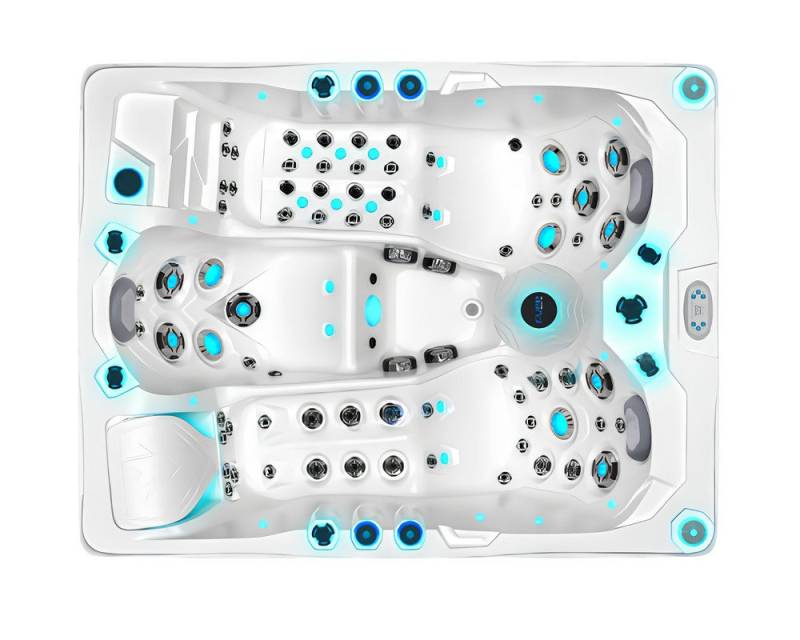 JVmoebel Whirlpool-Badewanne Hydromassagebad Spa Whirlpool 213x165cm Weiß Acryl Entspannung, Made in Europe JVmoebel Whirlpool-Badewanne Hydromassagebad Spa Whirlpool 213x165cm Weiß Acryl Entspannung, Made in Europe von JVmoebel