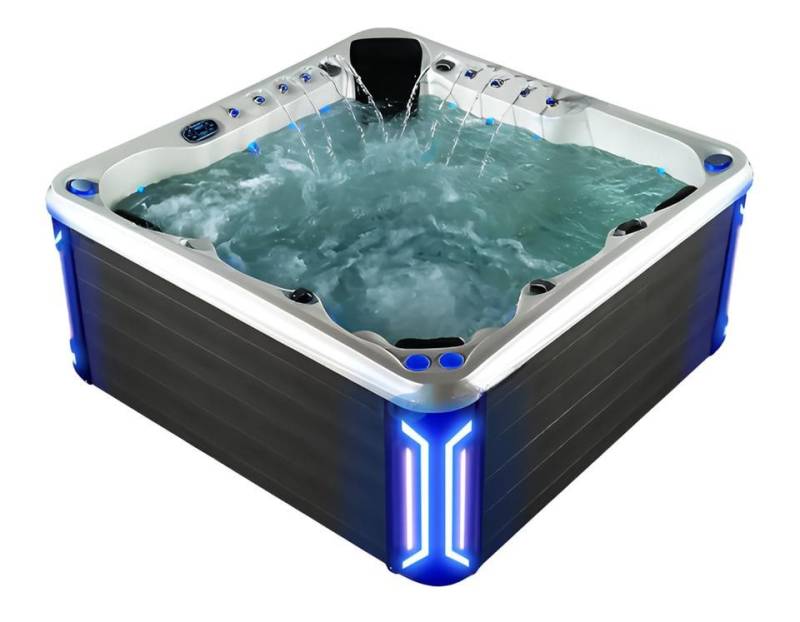 JVmoebel Whirlpool-Badewanne Hydromassagewanne 200x200cm Weiß Acryl Whirlpool Massagebad, Made in Europe JVmoebel Whirlpool-Badewanne Hydromassagewanne 200x200cm Weiß Acryl Whirlpool Massagebad, Made in Europe von JVmoebel