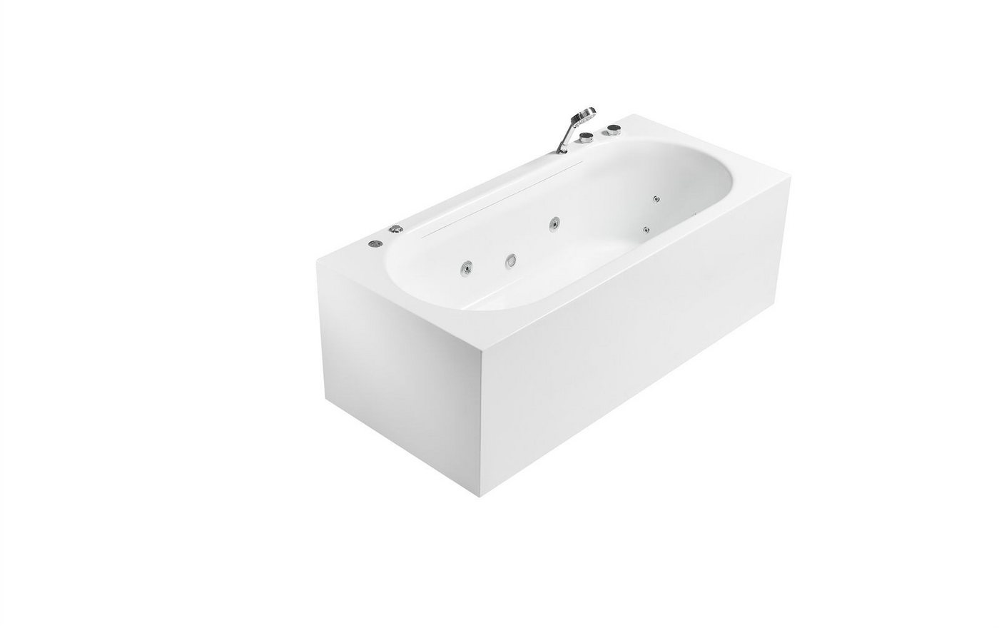 JVmoebel Whirlpool-Badewanne Luxus Jacuzzi Wanne Whirlpool Sprudel Massagedüsen Badewanne, (1-tlg), Made in Europa von JVmoebel