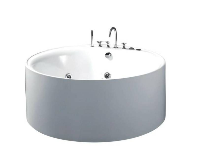 JVmoebel Whirlpool-Badewanne Massagebad Whirlpool 135x135 cm Weiß Acryl Hydromassagewanne, Made in Europe JVmoebel Whirlpool-Badewanne Massagebad Whirlpool 135x135 cm Weiß Acryl Hydromassagewanne, Made in Europe von JVmoebel