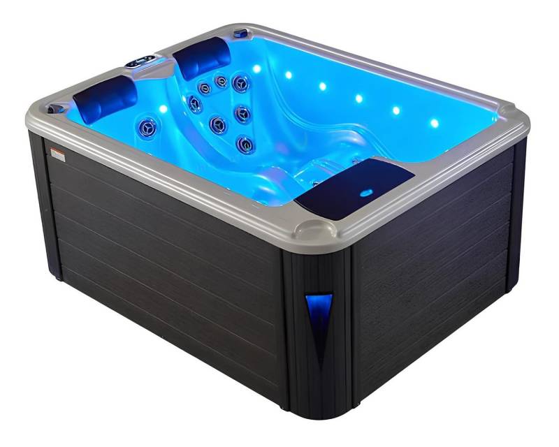 JVmoebel Whirlpool-Badewanne Outdoor Acryl Spa Whirlpool 190x150 cm in Grau - Hydromassage, Made in Europe JVmoebel Whirlpool-Badewanne Outdoor Acryl Spa Whirlpool 190x150 cm in Grau - Hydromassage, Made in Europe von JVmoebel