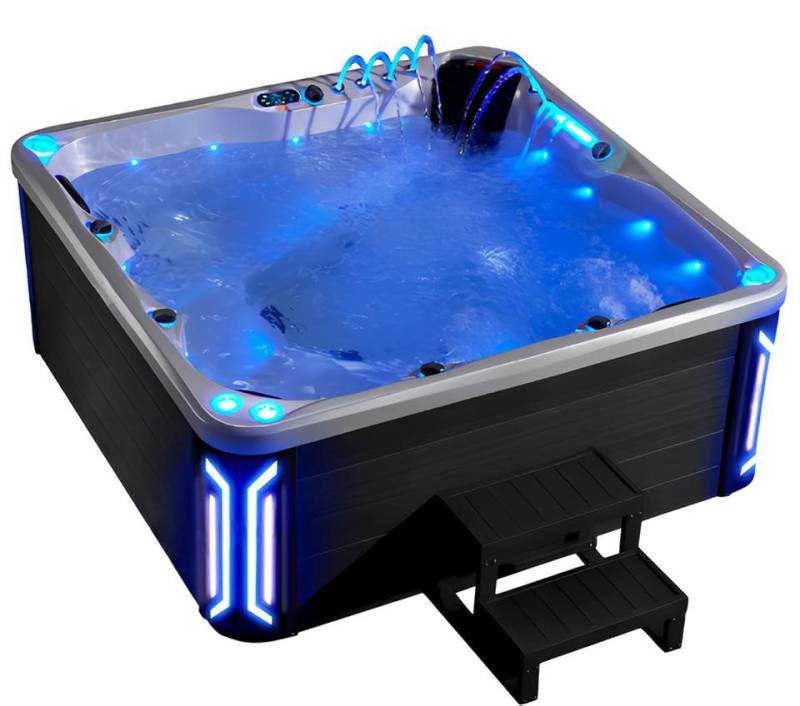 JVmoebel Whirlpool-Badewanne Outdoor-Spa Hot Tub 200x200 cm Weiß Acryl Whirlpool Relaxpool, Made in Europe JVmoebel Whirlpool-Badewanne Outdoor-Spa Hot Tub 200x200 cm Weiß Acryl Whirlpool Relaxpool, Made in Europe von JVmoebel