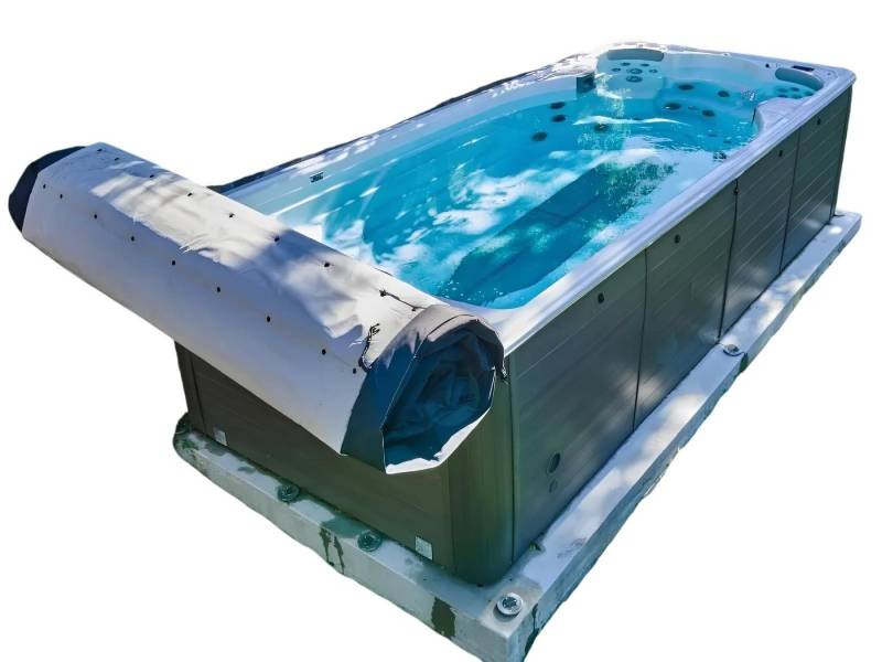 JVmoebel Whirlpool-Badewanne Outdoor Whirlpool Hydromassagewanne 398x230cm in Weiß, Acryl, Made in Europe JVmoebel Whirlpool-Badewanne Outdoor Whirlpool Hydromassagewanne 398x230cm in Weiß, Acryl, Made in Europe von JVmoebel