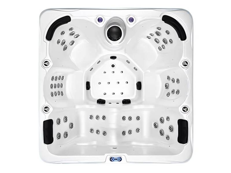 JVmoebel Whirlpool-Badewanne Relaxpool Sprudelbad 210x210 cm Weiß - Outdoor Hydromassagewanne, Made in Europe JVmoebel Whirlpool-Badewanne Relaxpool Sprudelbad 210x210 cm Weiß - Outdoor Hydromassagewanne, Made in Europe von JVmoebel
