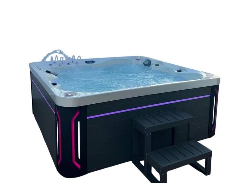 JVmoebel Whirlpool-Badewanne Relaxpool Sprudelbad 210x210 cm Weiß - Outdoor Hydromassagewanne, Made in Europe JVmoebel Whirlpool-Badewanne Relaxpool Sprudelbad 210x210 cm Weiß - Outdoor Hydromassagewanne, Made in Europe von JVmoebel