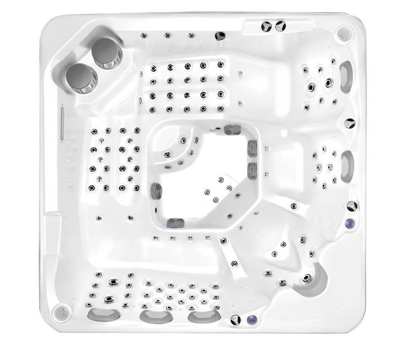 JVmoebel Whirlpool-Badewanne Relaxpool Sprudelbad 220x220cm Weiß - Outdoor Whirlpool Acryl, Made in Europe JVmoebel Whirlpool-Badewanne Relaxpool Sprudelbad 220x220cm Weiß - Outdoor Whirlpool Acryl, Made in Europe von JVmoebel