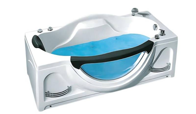 JVmoebel Whirlpool-Badewanne Whirlpool Badewanne 170x90 cm in Weiß - Hydromassage Acryl, Made in Europe von JVmoebel