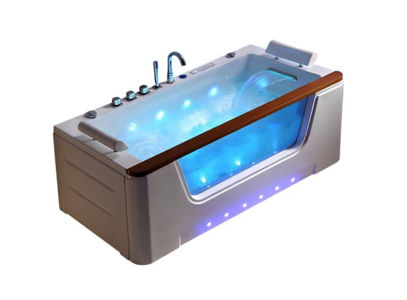 JVmoebel Whirlpool-Badewanne Whirlpool Badewanne Relaxpool Hydromassagewanne Sprudelbad 183x90 cm, Made in Europe von JVmoebel