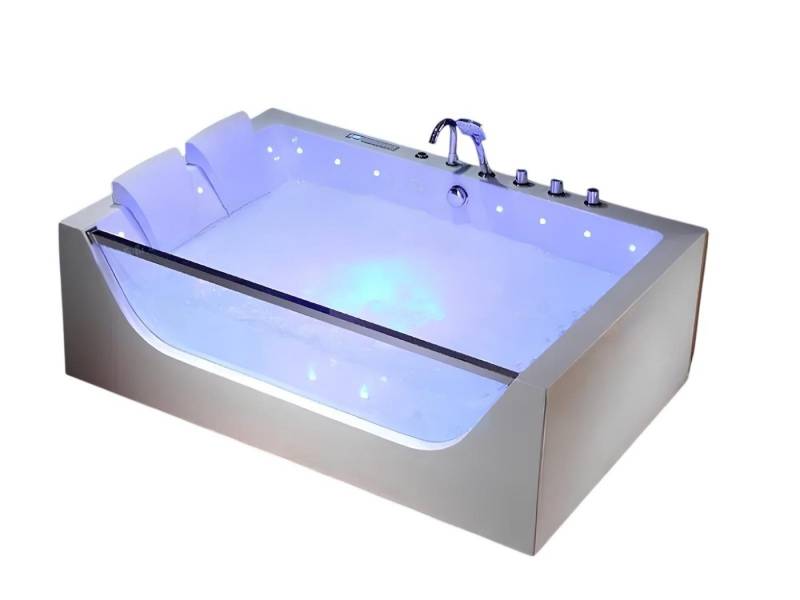 JVmoebel Whirlpool-Badewanne Whirlpool Hydromassagewanne 180x120 cm Weiß Acryl Sprudelbad, Made in Europe JVmoebel Whirlpool-Badewanne Whirlpool Hydromassagewanne 180x120 cm Weiß Acryl Sprudelbad, Made in Europe von JVmoebel