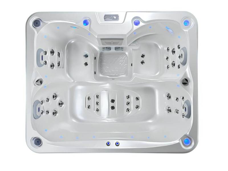 JVmoebel Whirlpool-Badewanne Whirlpool Hydromassagewanne Relaxpool Sprudelbad Whirlwanne 200x165 cm, Made in Europe von JVmoebel