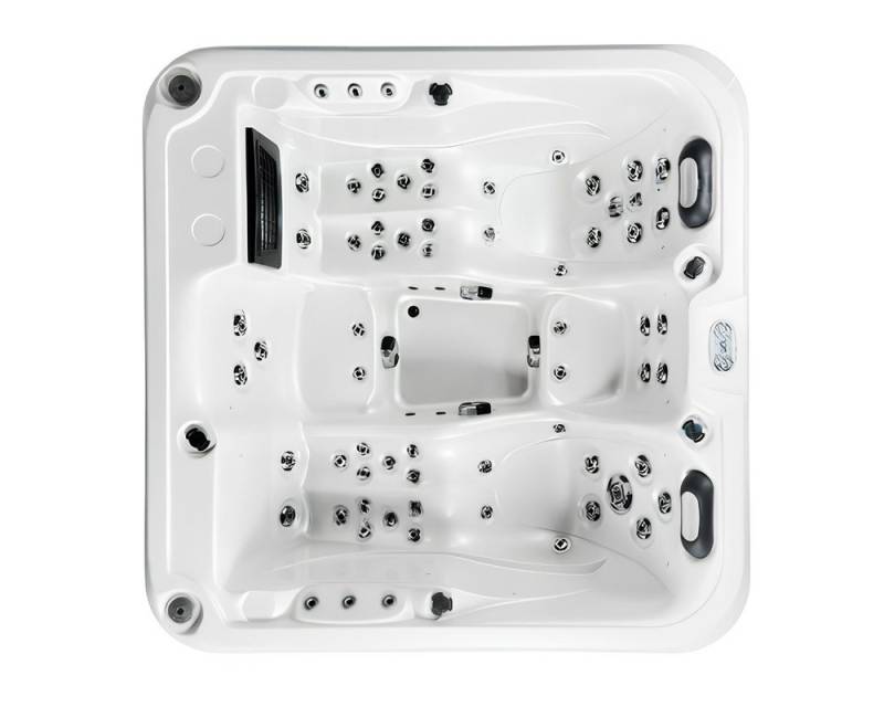 JVmoebel Whirlpool-Badewanne Whirlpool Relaxpool 200x200 cm Weiß - Acryl Outdoor-Spa Massagebad, Made in Europe JVmoebel Whirlpool-Badewanne Whirlpool Relaxpool 200x200 cm Weiß - Acryl Outdoor-Spa Massagebad, Made in Europe von JVmoebel