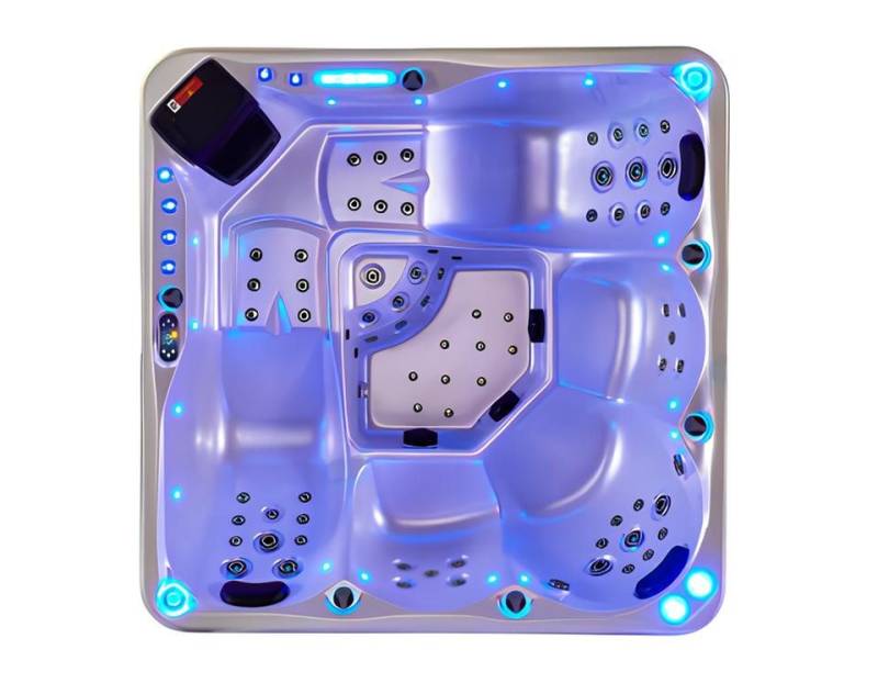 JVmoebel Whirlpool-Badewanne Whirlpool Whirlwanne Hydromassagewanne Relaxpool Sprudelbad 200x200 cm, Made in Europe JVmoebel Whirlpool-Badewanne Whirlpool Whirlwanne Hydromassagewanne Relaxpool Sprudelbad 200x200 cm, Made in Europe von JVmoebel