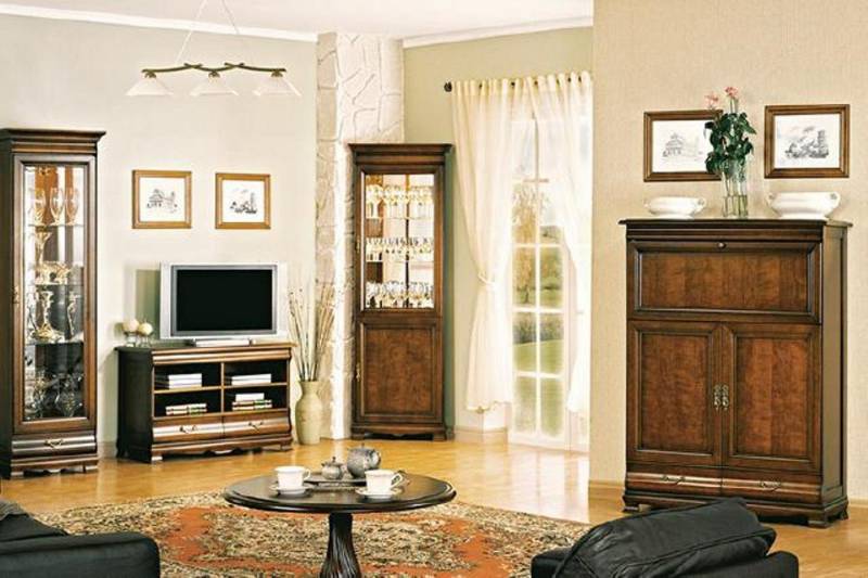 JVmoebel Wohnwand 5-Teiliges Komplett Wohnzimmer Vitrine Kommode RTV Lowboard Möbel, Made in Europa JVmoebel Wohnwand 5-Teiliges Komplett Wohnzimmer Vitrine Kommode RTV Lowboard Möbel, Made in Europa von JVmoebel