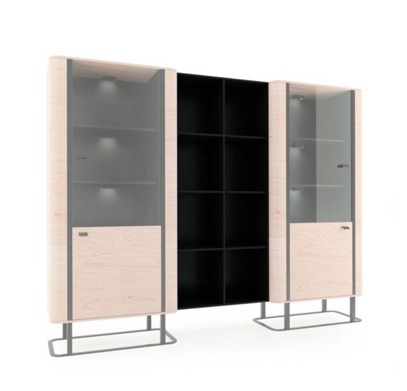 JVmoebel Wohnwand Büro-Wohnwand Regal Aktenschrank Neu Grande fürs Office, Made in Europa JVmoebel Wohnwand Büro-Wohnwand Regal Aktenschrank Neu Grande fürs Office, Made in Europa von JVmoebel