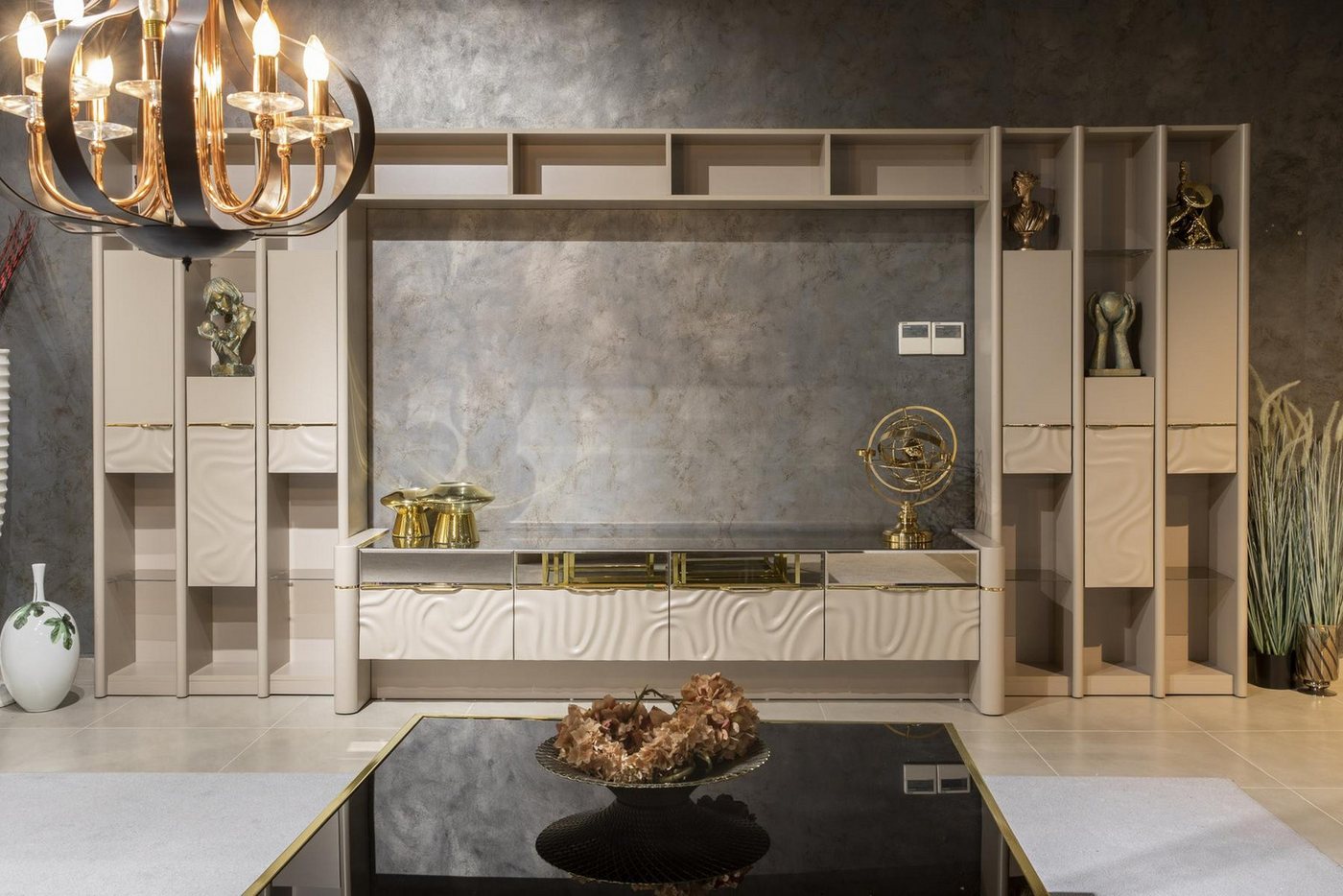JVmoebel Wohnwand Moderne Wohnwand: Designer Wandschrank & Regal für Ihr Wohnzimmer, Made in Europa JVmoebel Wohnwand Moderne Wohnwand: Designer Wandschrank & Regal für Ihr Wohnzimmer, Made in Europa von JVmoebel