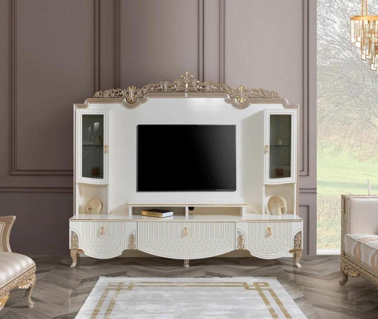 JVmoebel Wohnwand Wohnwand TV-Schrank Wohnzimmer Set Wohnmöbel Modern Wohnzimmer, (1-St., 1x nur Wohnwand), Made in Europa von JVmoebel