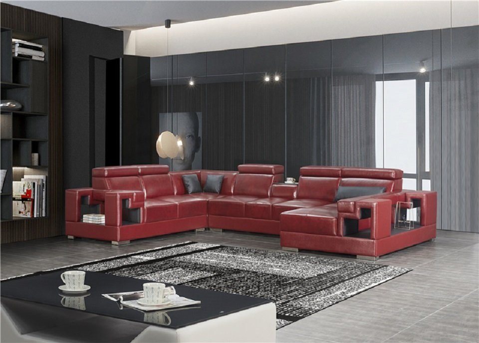 JVmoebel Wohnzimmer-Set, Wohnlandschaft Eckcouch Sofa Polster Eckcouch Couch Couchtisch von JVmoebel