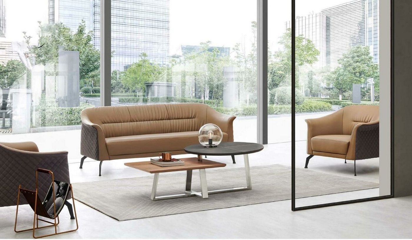 JVmoebel Wohnzimmer-Set 4tlg. Wohnzimmer Set Sofagarnitur Couch Garnitur 3+1+1 Designersofa, Made in Europa JVmoebel Wohnzimmer-Set 4tlg. Wohnzimmer Set Sofagarnitur Couch Garnitur 3+1+1 Designersofa, Made in Europa von JVmoebel