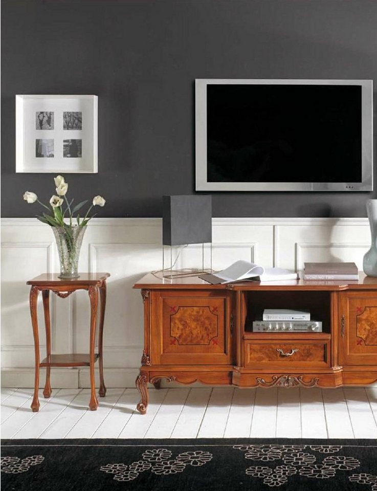 JVmoebel Wohnzimmer-Set Holz TV Lowboard Schrank mit Couchtisch - modern und neu, (2-St., TV-Schrank / Couchtisch), Made in Italy von JVmoebel