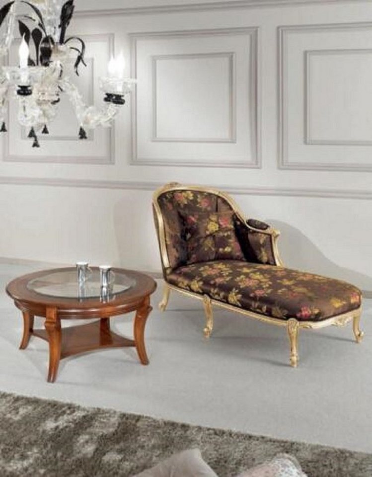 JVmoebel Wohnzimmer-Set Klassische Chaiselongue + Couchtisch Liege Italienische Möbel Tisch von JVmoebel