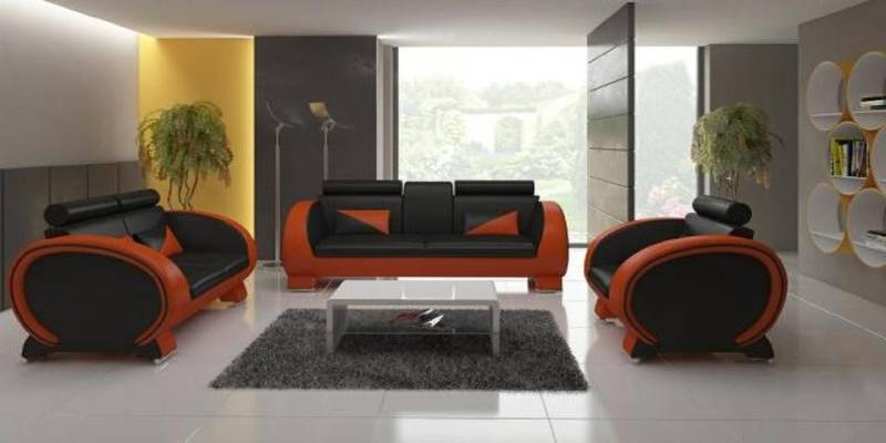JVmoebel Polstergarnitur LEDERSOFA mit USB DESIGNERSOFA GARNITUR 3+1 COUCH POLSTERGARNITUR, (1-tlg., Sofagarnitur 3+1 Sitzer "VIGO), Made in Europa von JVmoebel