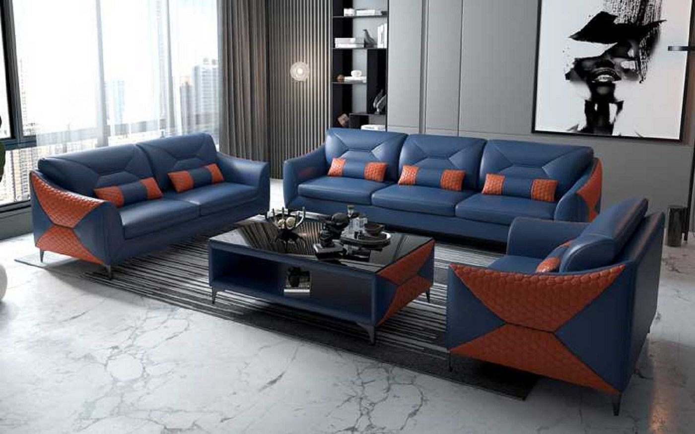 JVmoebel Wohnzimmer-Set Modern Sofagarnitur Couchgarnitur 321 Sitzer Sofas, (3-St., Nur Sofa 2+3 Sitzer + Sessel), Made in Europe von JVmoebel