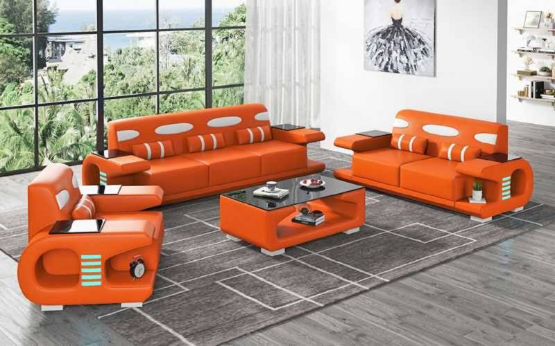 JVmoebel Wohnzimmer-Set Modern Wohnzimmer Couchgarnitur Sofa Komplette 3tlg Set, (3-St., Nur Sofa 2+3 Sitzer + Sessel), Made in Europe von JVmoebel