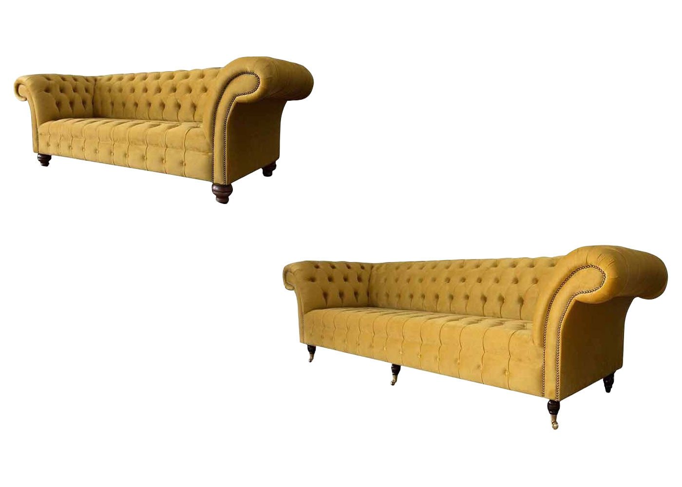 JVmoebel Wohnzimmer-Set Sofagarnitur 3+2 Sitzer Set Design Sofas Polster Couchen Chesterfield, (2-St., Sofas 3+2 Sitzer), Mit Chesterfield-Knöpfen von JVmoebel