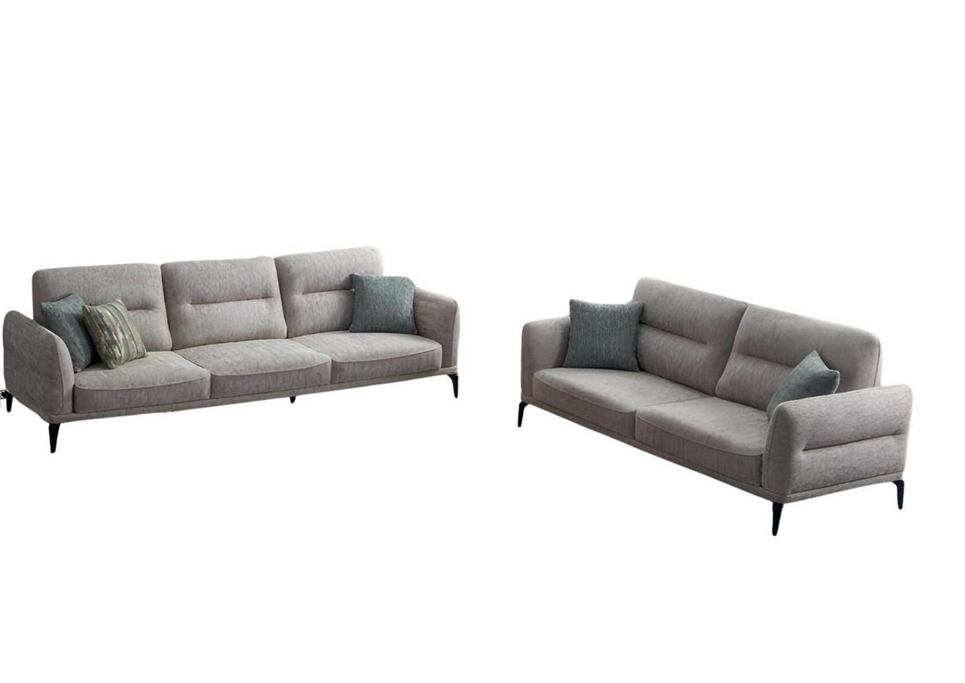 JVmoebel Polstergarnitur Sofagarnitur Big Couch Sofa Couchen Polster Möbel Set 4+3 Sitzgarnitur, (2-tlg., 4-Sitzer Sofa + 3-Sitzer Sofa), Made in Europa von JVmoebel