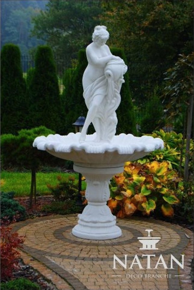 JVmoebel Zierbrunnen Brunnen Springbrunnen Skulptur Brunnen Fontaine Teich 229cm Sofort, (Brunnen), Made in Europe von JVmoebel