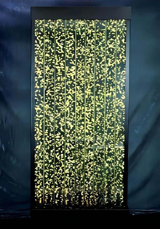 JVmoebel Zimmerbrunnen LED Wasserwand Wandpaneel mit Wasserblasen Wasser Wand Sofort, Made in Europa von JVmoebel