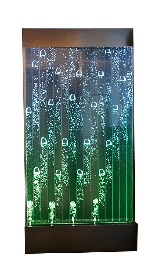 JVmoebel Zimmerbrunnen LED Wasserwand mit Blasen – Beleuchtete Transparent Zimmerbrunnen, (Wasserwand), Made in Europa von JVmoebel