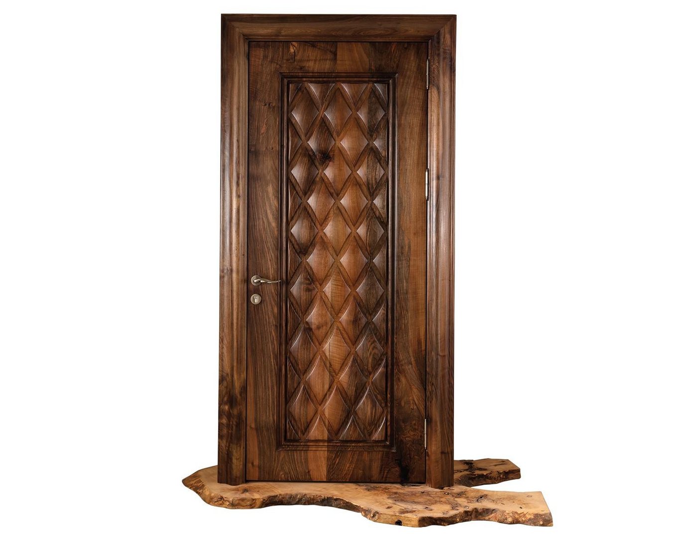 JVmoebel Zimmertür Braune Holz Tür Elegant Robust Für Zuhause Zimmertüren, Made in Europe von JVmoebel