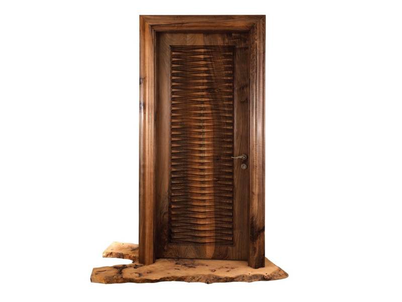 JVmoebel Zimmertür Braune Holztür modern elegant langlebig für Wohn- und Geschäftsräume, Made in Europe von JVmoebel