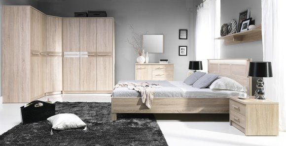 KOMPLETT SCHLAFZIMMER SET SCHRANK BETT KOMMODE - CREMONA 3 KOMPLETT SCHLAFZIMMER SET SCHRANK BETT KOMMODE - CREMONA 3 von JVmoebel