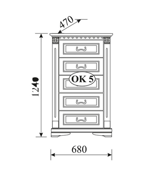 Klassische Kommode Kommoden Schrank Sideboard Massiv Möbel Kolonial von JVmoebel