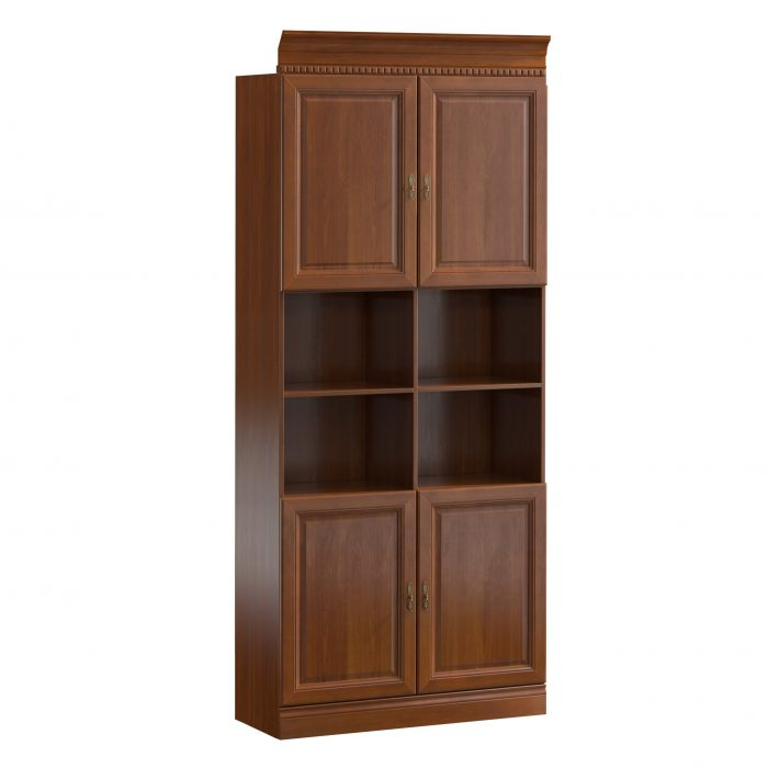 Klassische Schränke Schrank Schrankwand Bücherregal Regal Bücherschrank von JVmoebel
