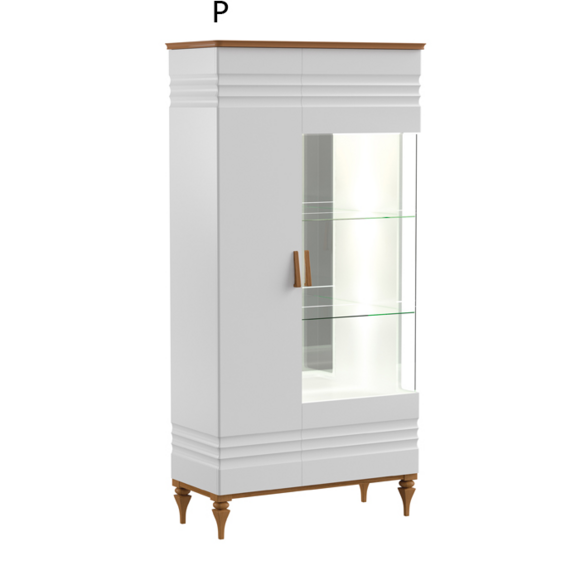 Klassische Vitrine Kommoden Vitrinen Vitrinenschrank Schrank Glasschrank von JVmoebel