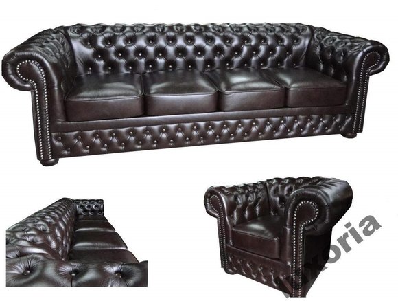 LUXORIA LORD Chesterfield Riesen Big Sofa Couch Lord Textil Stoff von JVmoebel