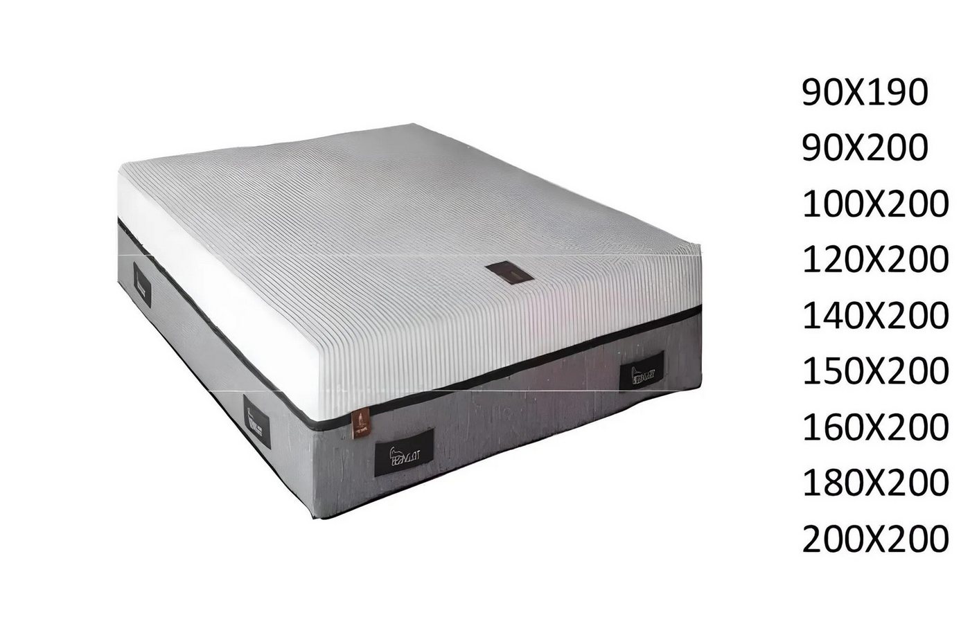 Latexmatratze Luxuriöse Kingsize Matratze 25cm Dicke von JVmoebel, JVmoebel, 25 cm hoch, (Matratze), Made in Europa von JVmoebel