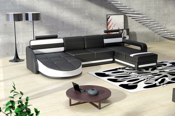 Ledersofa Sofa Colo2 mit 2 Chaiselongues Ledersofa Sofa Colo2 mit 2 Chaiselongues von JVmoebel