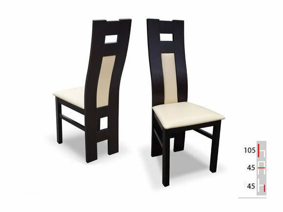 MASSIVHOLZ STUHL ESSZIMMERSTUHL DESIGNER LEDER STUHL STÜHLE von JVmoebel