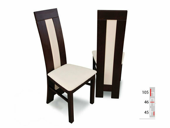MASSIVHOLZ STUHL ESSZIMMERSTUHL DESIGNER LEDER STUHL STÜHLE von JVmoebel