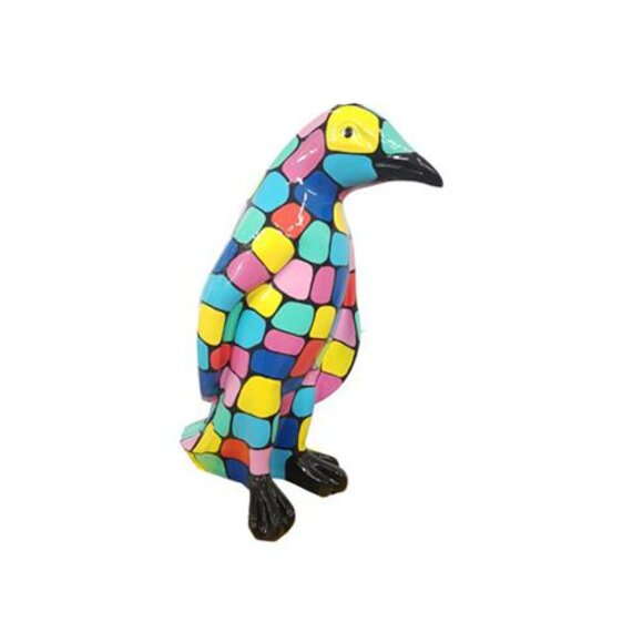 Moderne Figur Pinguin Kunststoff Skulptur Dekoration 90cm Deko Figuren von JVmoebel