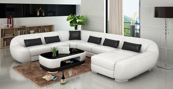 Modernes Designer Ecksofa Sofa Eck Couch Wohnlandschaft Sitz Gruppe von JVmoebel