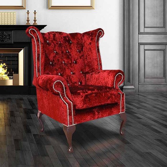 Ohrensessel Chesterfield Sessel Sitz Club Lounge Fernseh Sofa Kino Media Rot Ohrensessel Chesterfield Sessel Sitz Club Lounge Fernseh Sofa Kino Media Rot von JVmoebel