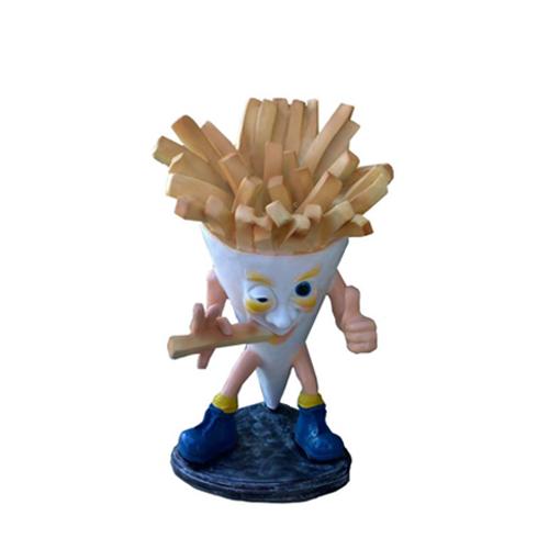 Pommes Fast Food Skulptur Dekoration Figuren 85cm Neu Gastronomie von JVmoebel