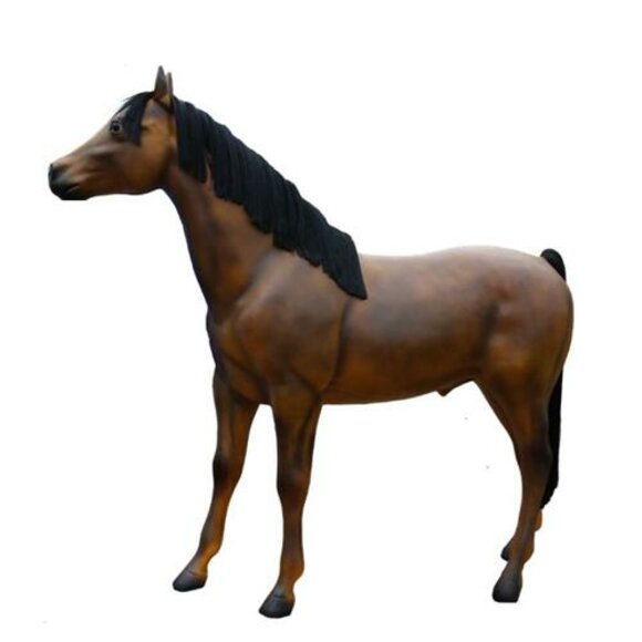 Russischer Hengst Pferd Dekoration Figur Figuren Statuen 223cm Statue von JVmoebel