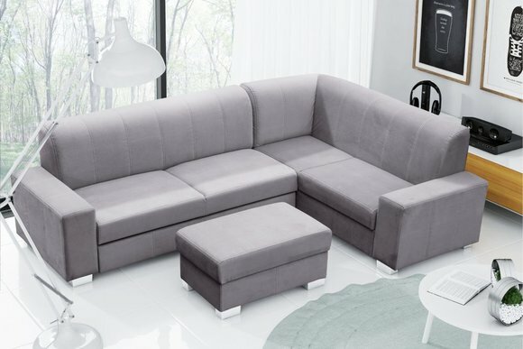 Sofa Schlafsofa Designer Sofa mit Bettfunktion + Bettkasten Ecksofa Couch von JVmoebel